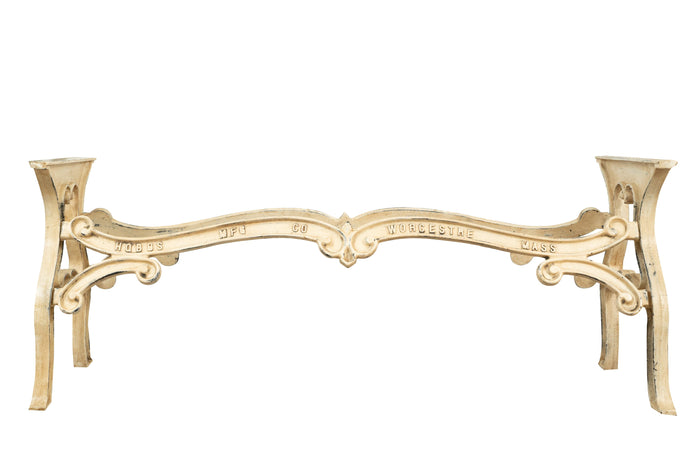 Biscottini Base tavolo in ghisa finitura anticata Molto stabile, robusta Offerta Speciale