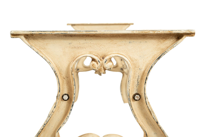 Biscottini Base tavolo in ghisa finitura anticata Molto stabile, robusta Offerta Speciale