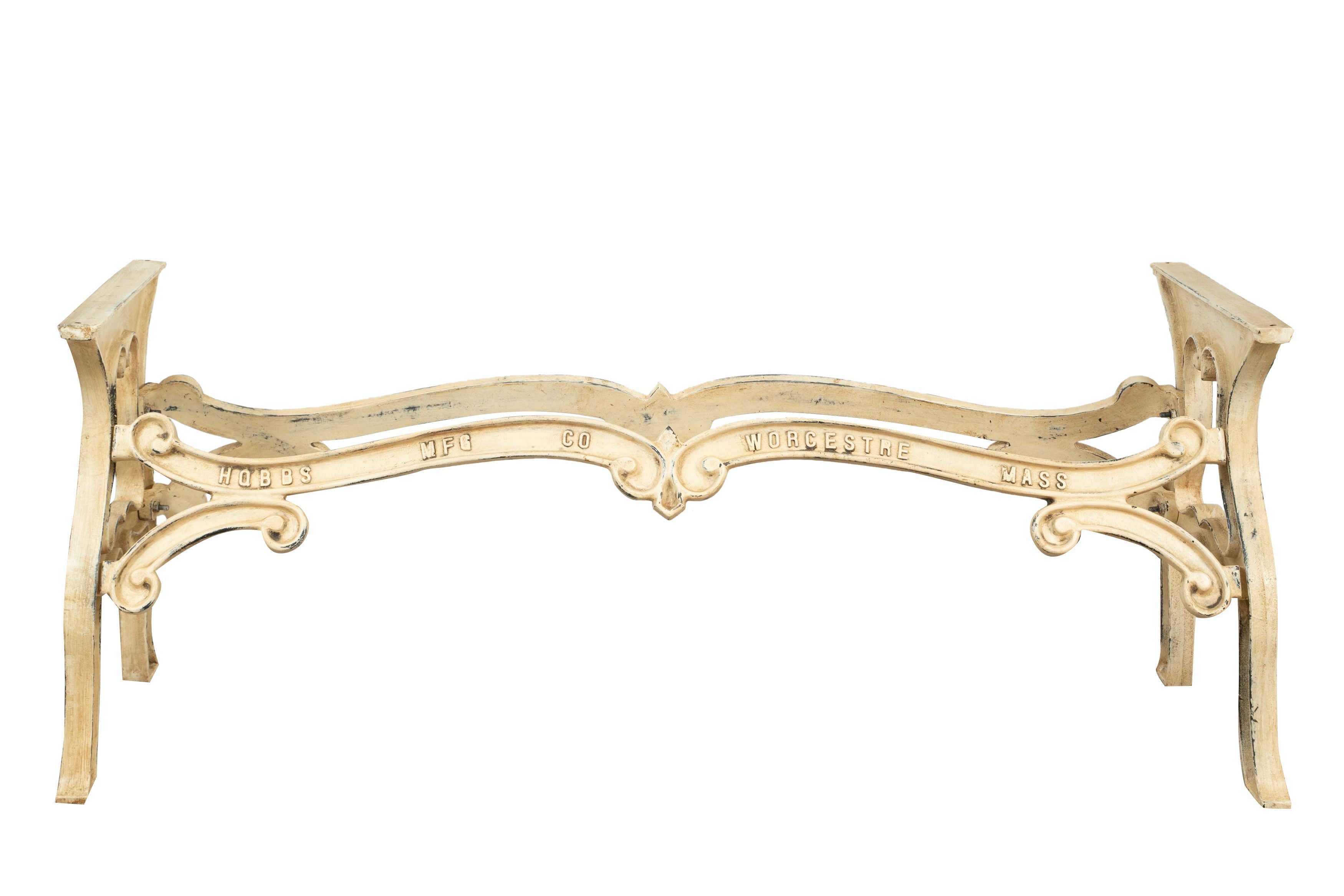 Biscottini Base tavolo in ghisa finitura anticata Molto stabile, robusta Offerta Speciale