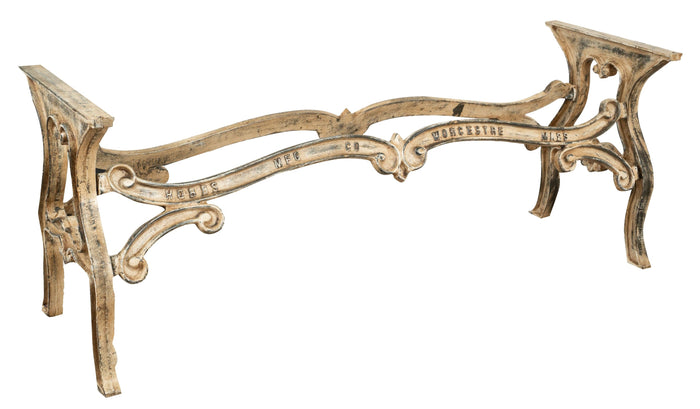 Biscottini Base tavolo in ghisa finitura anticata Molto stabile, robusta Offerta Speciale