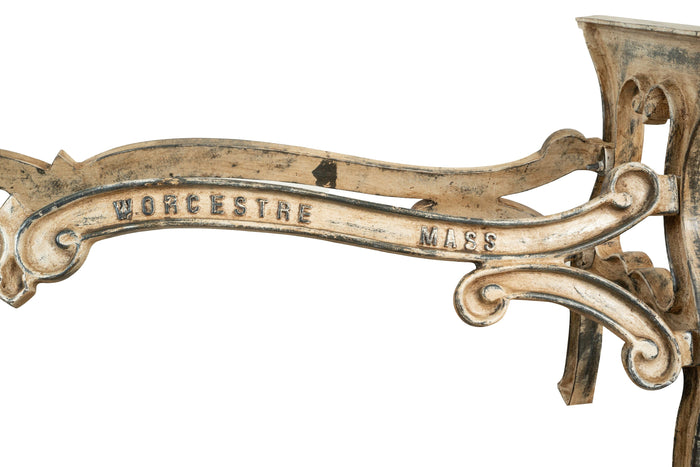 Biscottini Base tavolo in ghisa finitura anticata Molto stabile, robusta Offerta Speciale