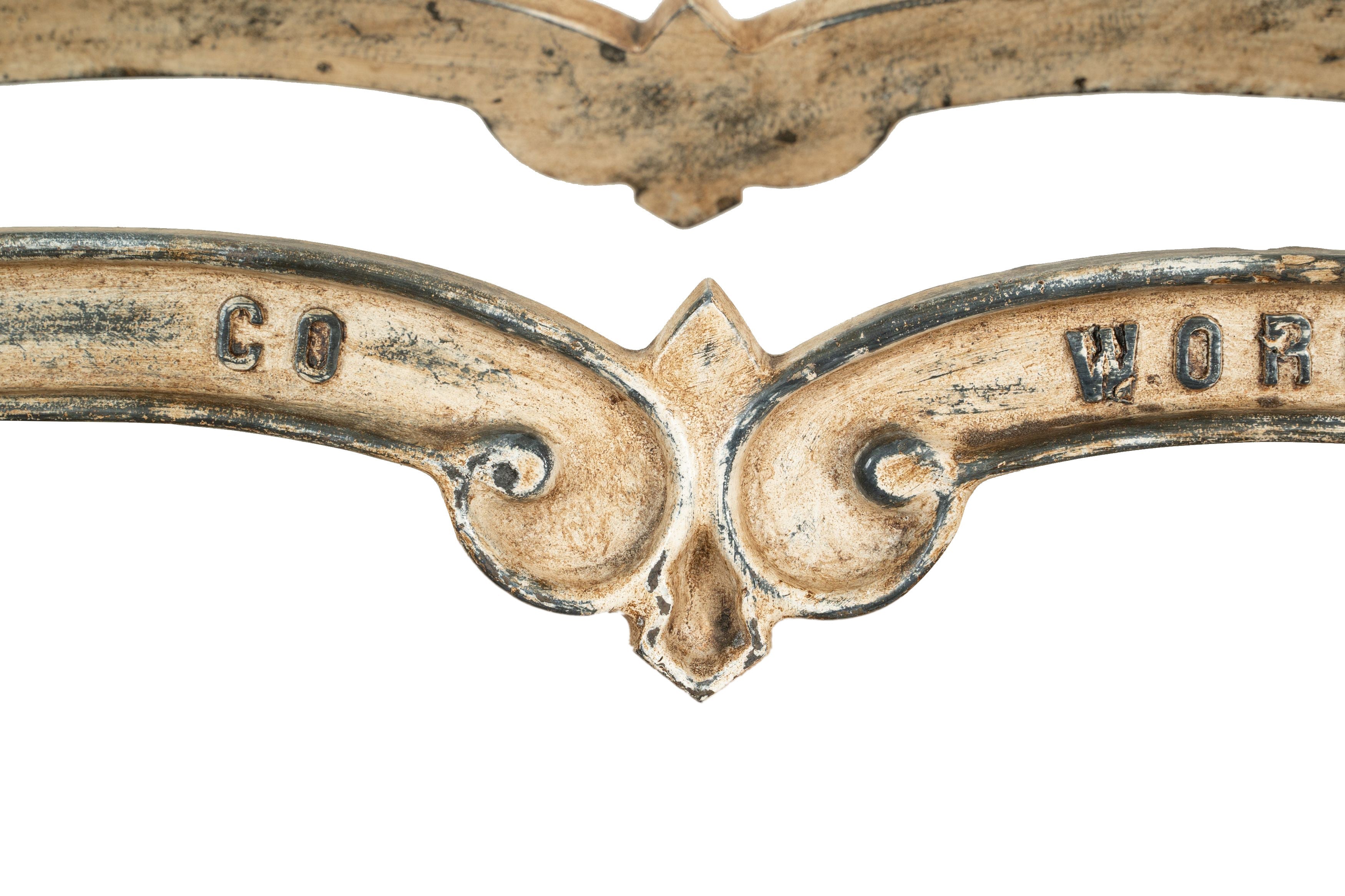 Biscottini Base tavolo in ghisa finitura anticata Molto stabile, robusta Offerta Speciale