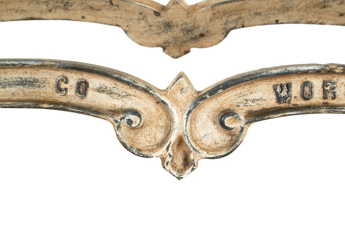 Biscottini Base tavolo in ghisa finitura anticata Molto stabile, robusta Offerta Speciale