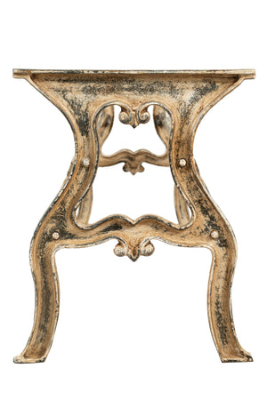 Biscottini Base tavolo in ghisa finitura anticata Molto stabile, robusta Offerta Speciale