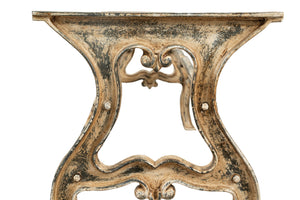 Biscottini Base tavolo in ghisa finitura anticata Molto stabile, robusta Offerta Speciale