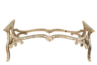 Biscottini Base tavolo in ghisa finitura anticata Molto stabile, robusta Offerta Speciale