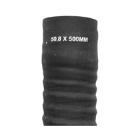 Tubo di raffreddamento flessibile interno 50,8x500mm in gomma con inserto tessile e spirale metallica, 9 Bar Breckner Germany