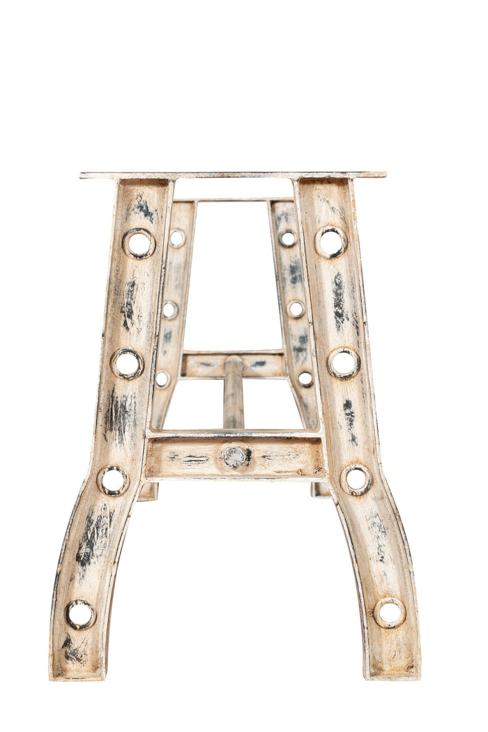 Biscottini Base tavolo in ghisa finitura anticata Molto stabile, robusta Offerta Speciale