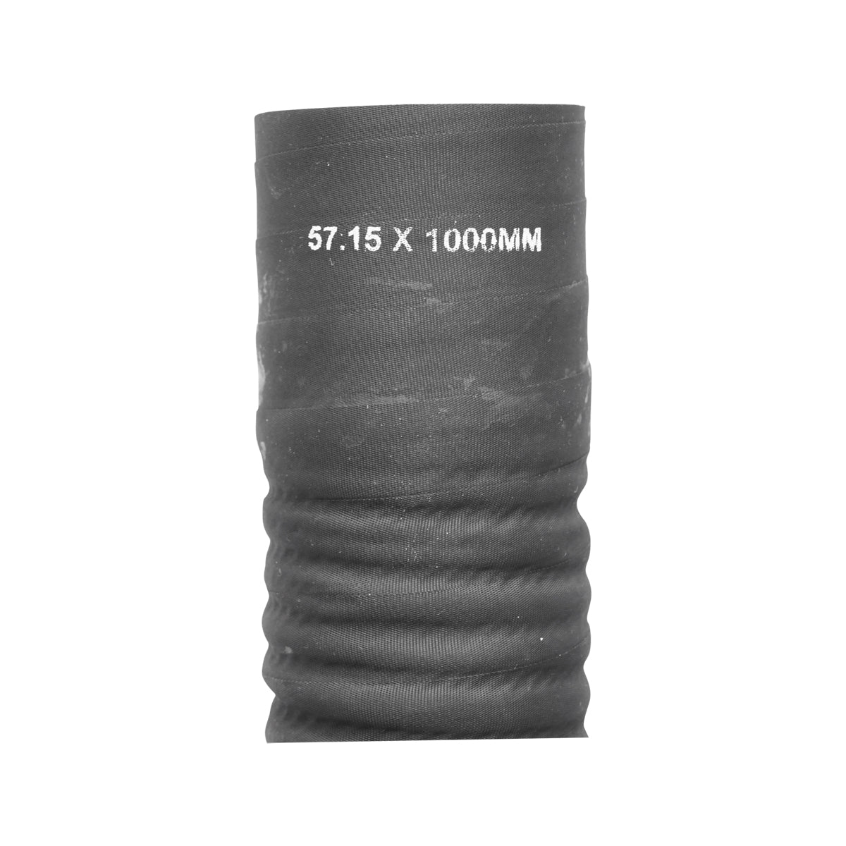 Tubo di raffreddamento flessibile interno 57,15x1000 mm in gomma con inserto in tessuto e spirale metallica, 9 Bar Breckner Germany