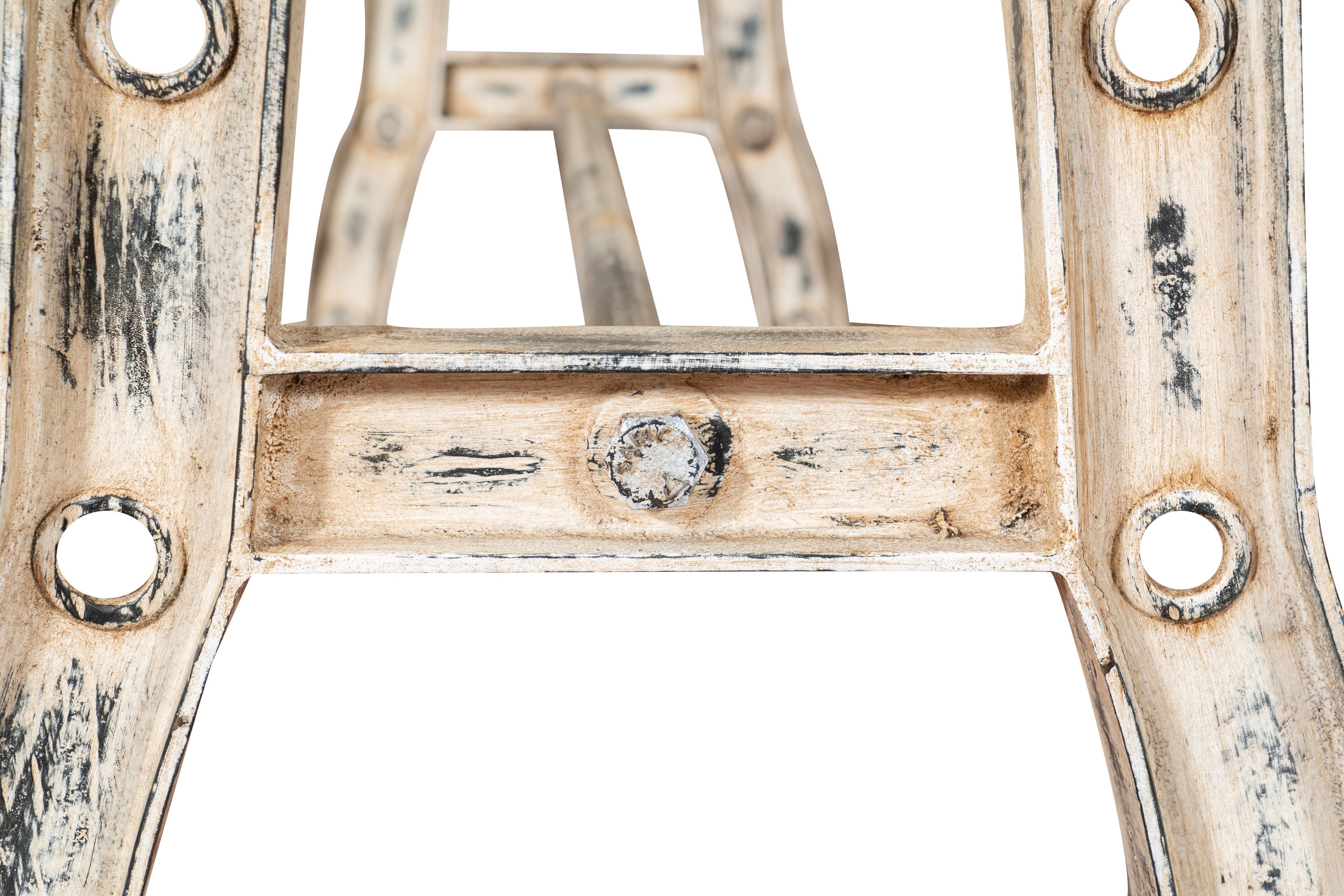 Biscottini Base tavolo in ghisa finitura anticata Molto stabile, robusta Offerta Speciale