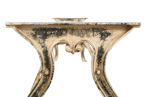 Biscottini Base tavolo in ghisa finitura anticata Molto stabile, robusta Offerta Speciale