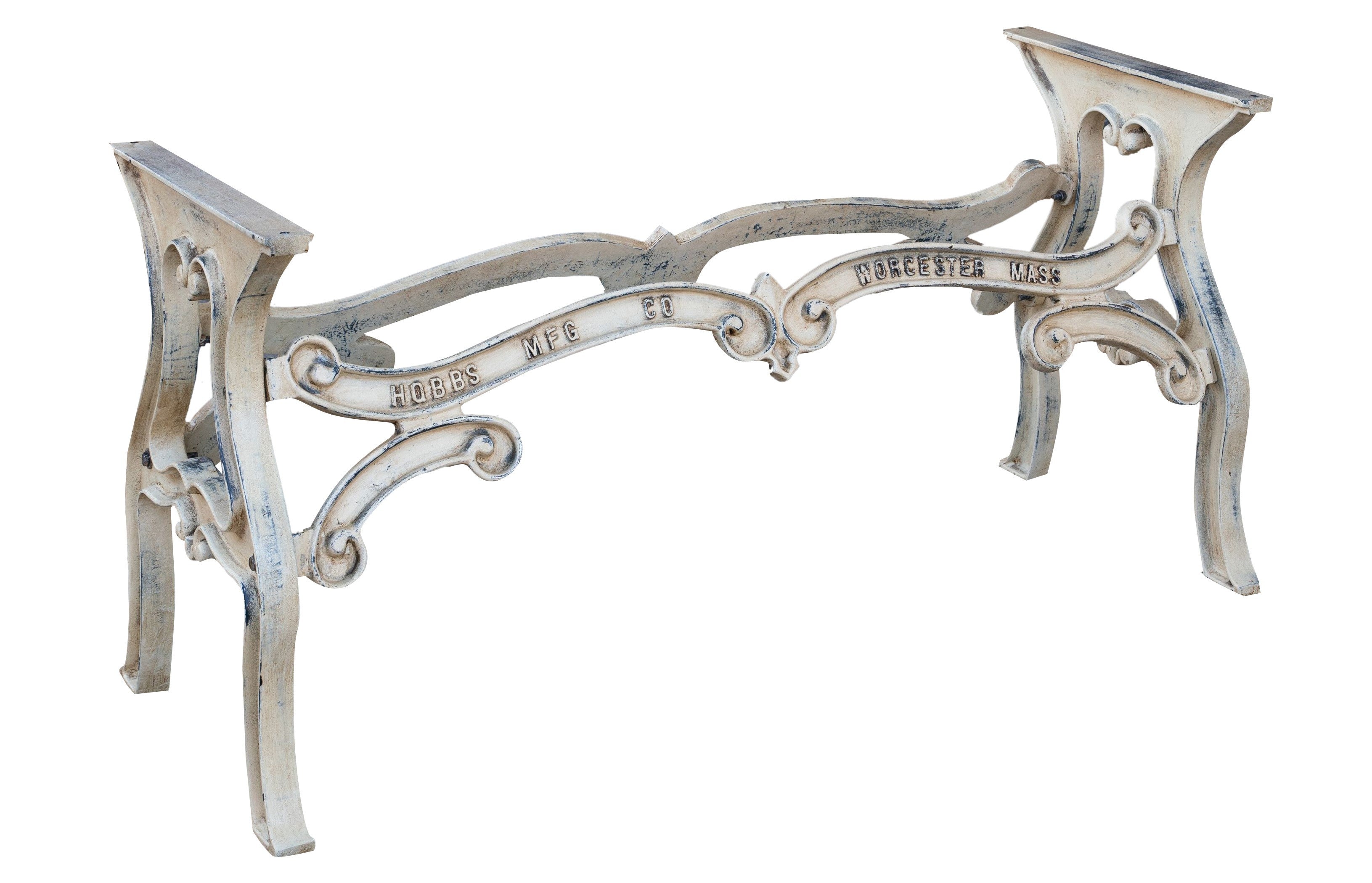 Biscottini Base tavolo in ghisa finitura anticata Molto stabile, robusta Offerta Speciale