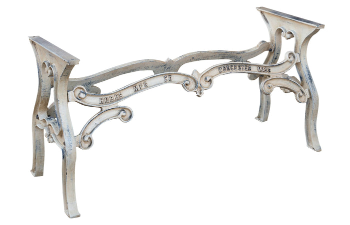 Biscottini Base tavolo in ghisa finitura anticata Molto stabile, robusta Offerta Speciale