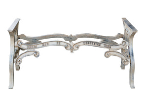 Biscottini Base tavolo in ghisa finitura anticata Molto stabile, robusta Offerta Speciale