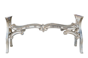 Biscottini Base tavolo in ghisa finitura anticata Molto stabile, robusta Offerta Speciale