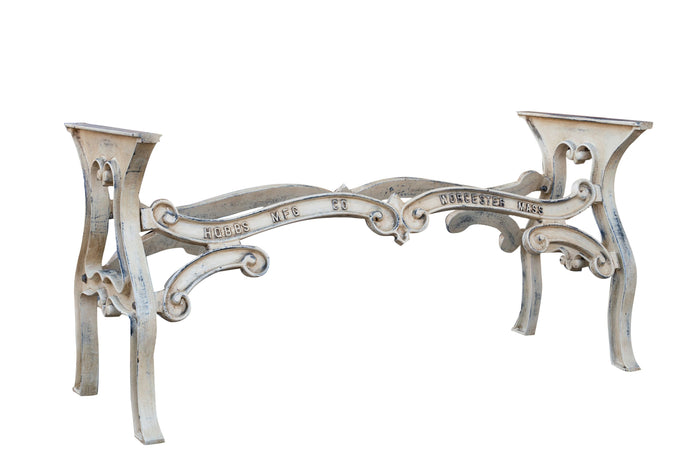 Biscottini Base tavolo in ghisa finitura anticata Molto stabile, robusta Offerta Speciale