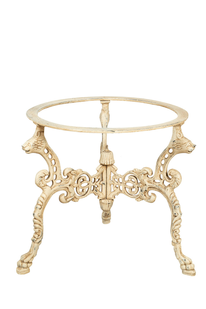 Biscottini Base tavolo in ghisa finitura anticata Molto stabile, robusta Offerta Speciale