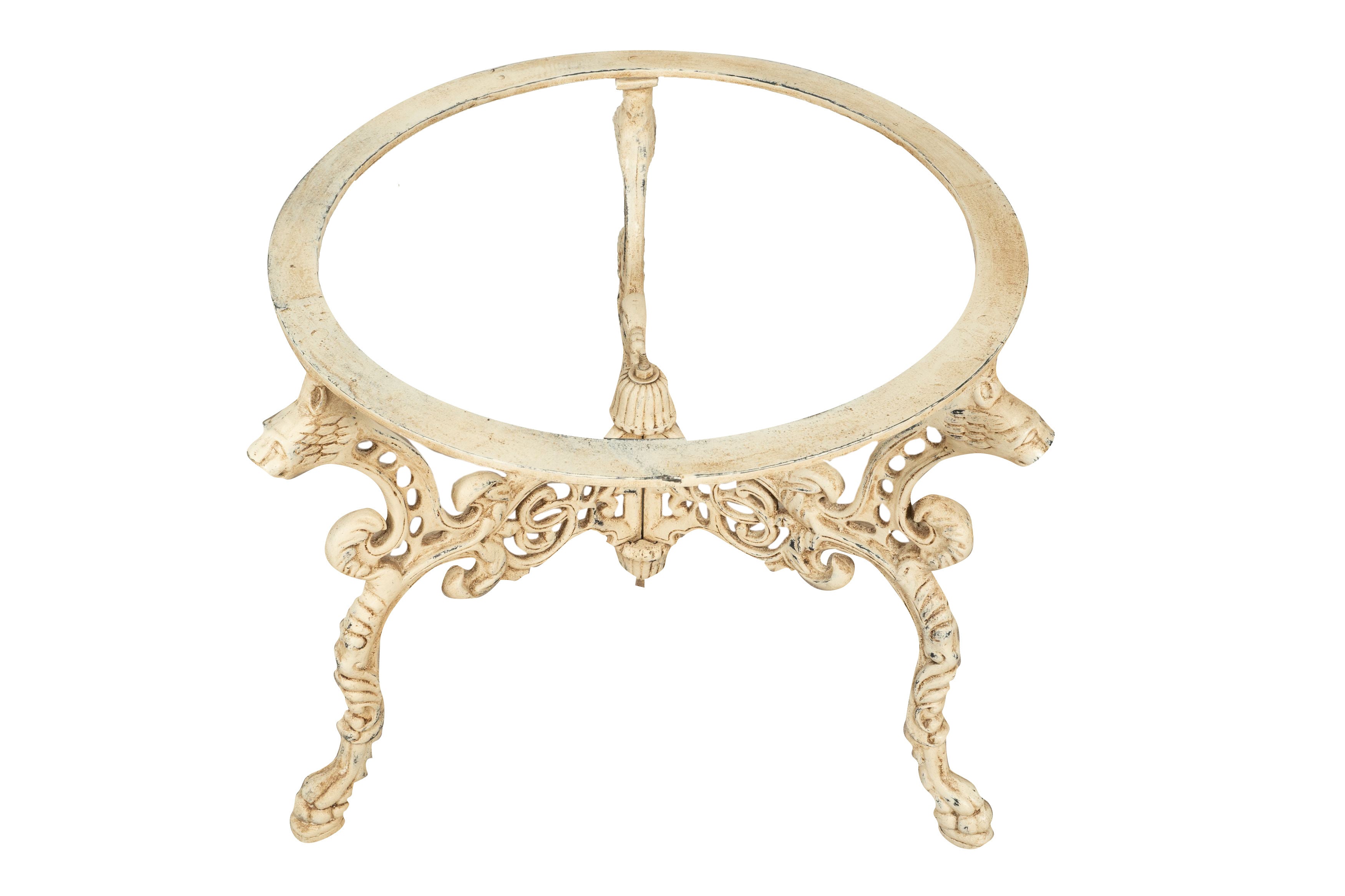 Biscottini Base tavolo in ghisa finitura anticata Molto stabile, robusta Offerta Speciale