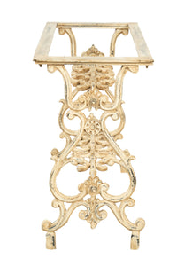 Biscottini Base tavolo in ghisa finitura anticata Molto stabile, robusta Offerta Speciale