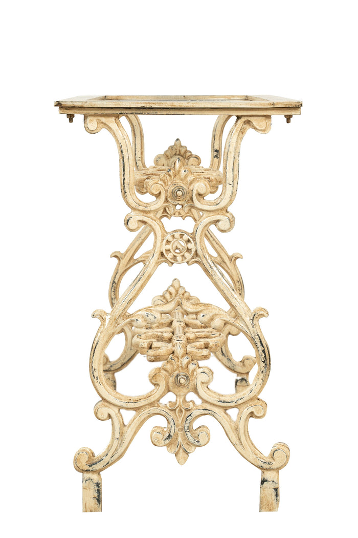 Biscottini Base tavolo in ghisa finitura anticata Molto stabile, robusta Offerta Speciale