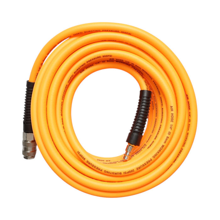 Tubo flessibile professionale per aria compressa in PVC da 15 m e attacco rapido universale Breckner Germany