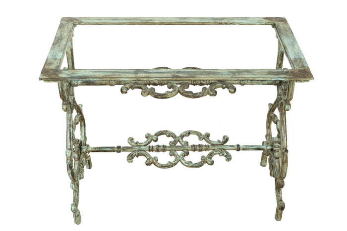 Biscottini Base tavolo in ghisa finitura anticata Molto stabile, robusta Offerta Speciale