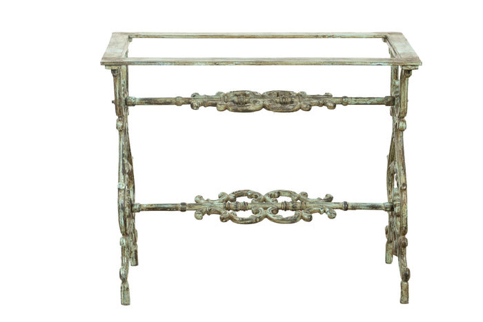 Biscottini Base tavolo in ghisa finitura anticata Molto stabile, robusta Offerta Speciale