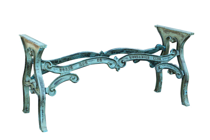 Biscottini Base tavolo in ghisa finitura anticata Molto stabile, robusta Offerta Speciale