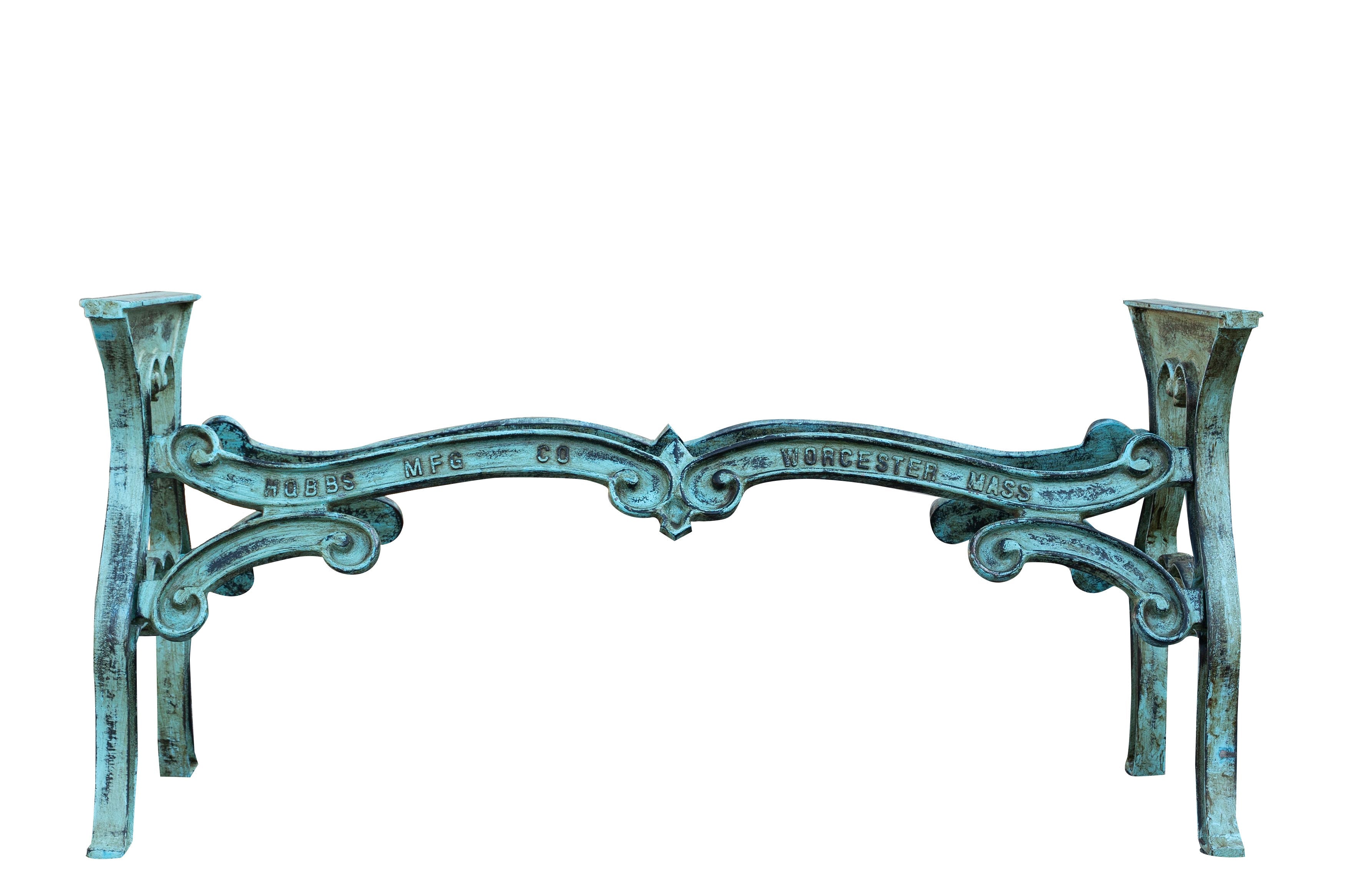 Biscottini Base tavolo in ghisa finitura anticata Molto stabile, robusta Offerta Speciale