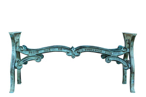 Biscottini Base tavolo in ghisa finitura anticata Molto stabile, robusta Offerta Speciale