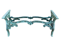 Biscottini Base tavolo in ghisa finitura anticata Molto stabile, robusta Offerta Speciale