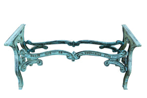 Biscottini Base tavolo in ghisa finitura anticata Molto stabile, robusta Offerta Speciale