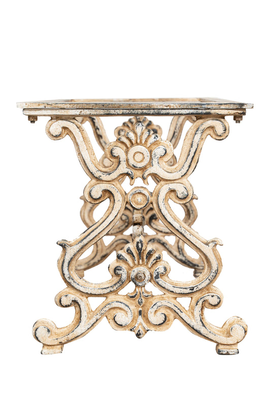 Biscottini Base tavolo in ghisa finitura anticata Molto stabile, robusta Offerta Speciale