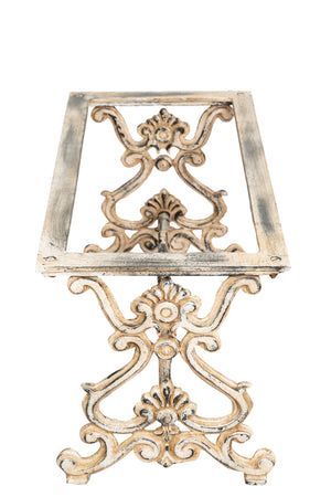 Biscottini Base tavolo in ghisa finitura anticata Molto stabile, robusta Offerta Speciale