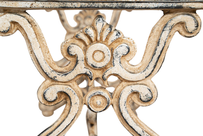 Biscottini Base tavolo in ghisa finitura anticata Molto stabile, robusta Offerta Speciale