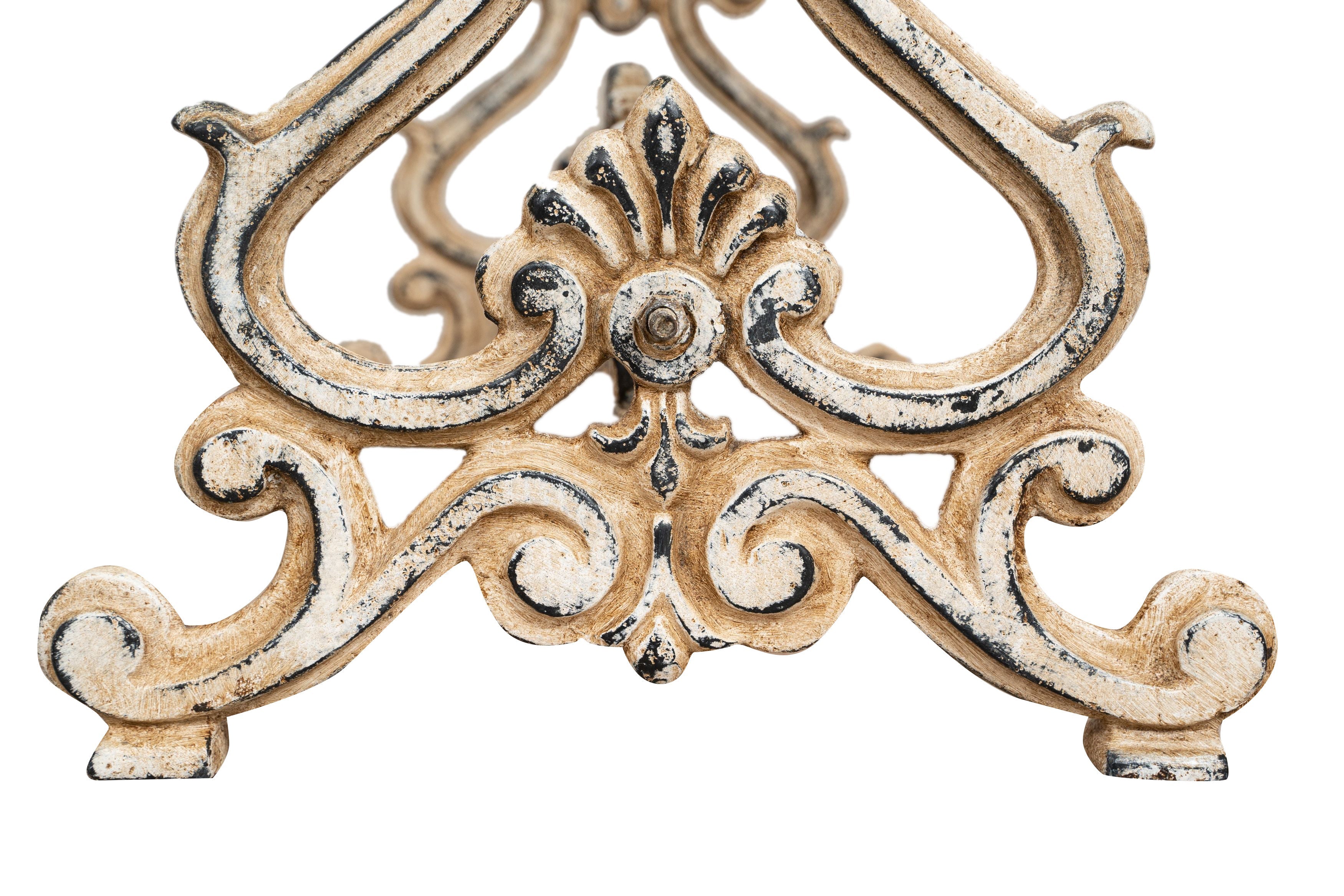 Biscottini Base tavolo in ghisa finitura anticata Molto stabile, robusta Offerta Speciale