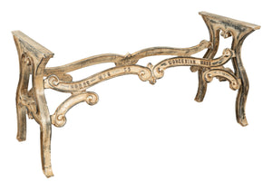 Biscottini Base tavolo in ghisa finitura anticata Molto stabile, robusta Offerta Speciale