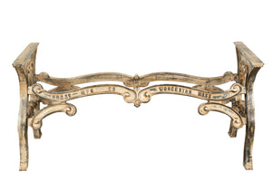 Biscottini Base tavolo in ghisa finitura anticata Molto stabile, robusta Offerta Speciale