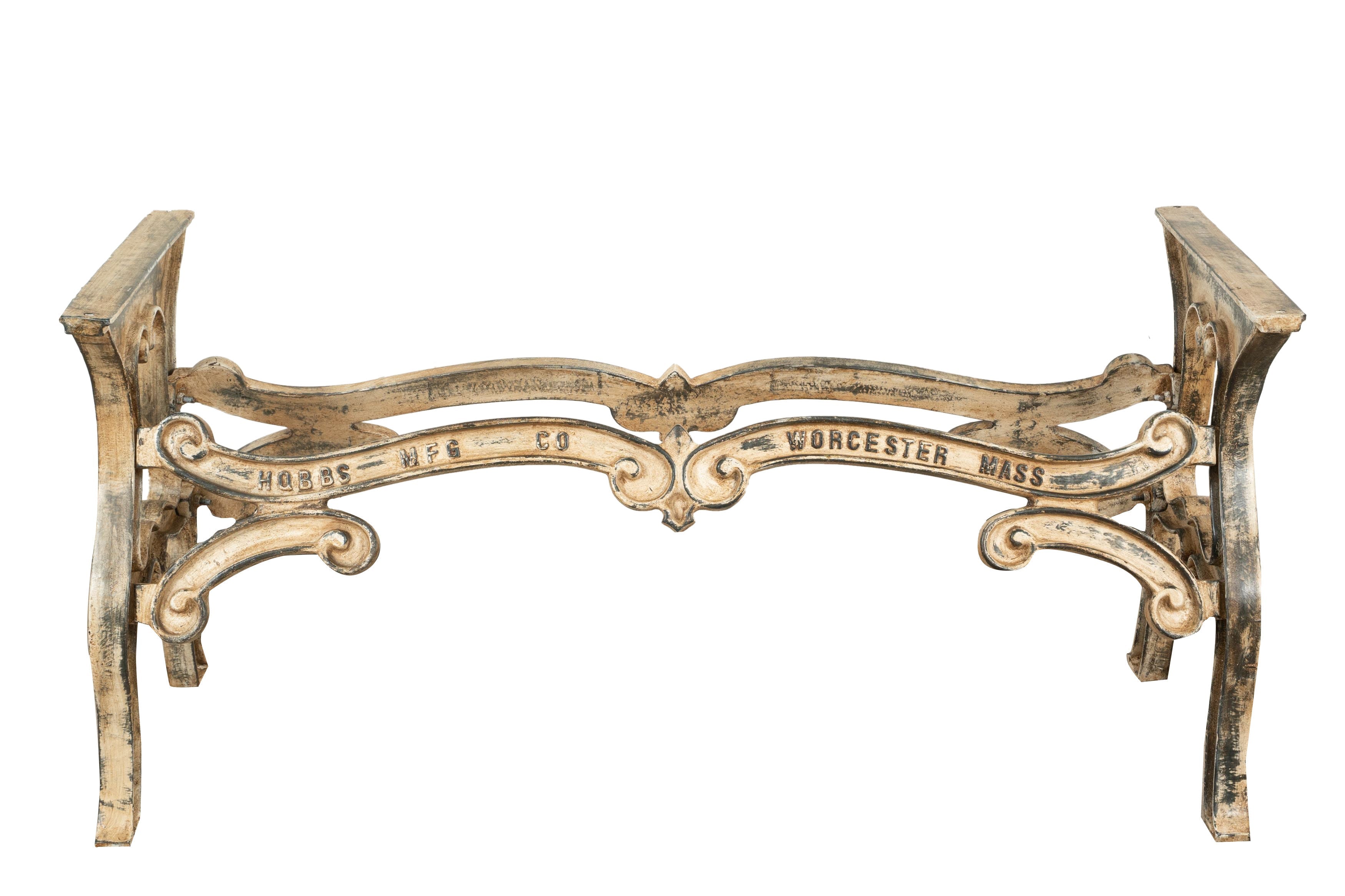 Biscottini Base tavolo in ghisa finitura anticata Molto stabile, robusta Offerta Speciale