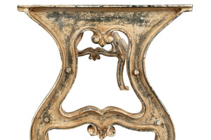 Biscottini Base tavolo in ghisa finitura anticata Molto stabile, robusta Offerta Speciale