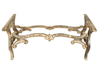 Biscottini Base tavolo in ghisa finitura anticata Molto stabile, robusta Offerta Speciale