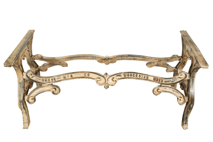 Biscottini Base tavolo in ghisa finitura anticata Molto stabile, robusta Offerta Speciale