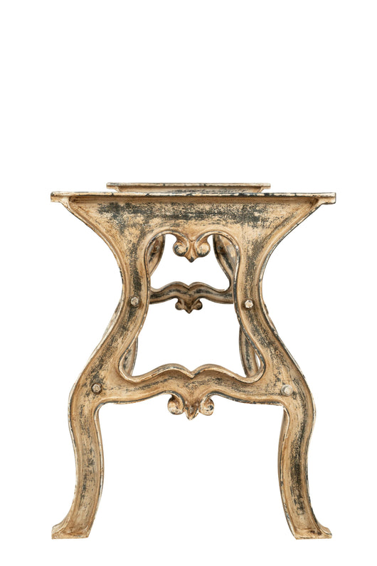 Biscottini Base tavolo in ghisa finitura anticata Molto stabile, robusta Offerta Speciale