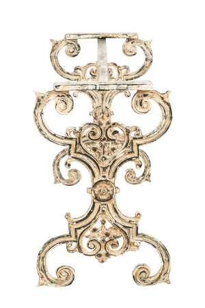 Biscottini Base tavolo in ghisa finitura anticata Molto stabile, robusta Offerta Speciale