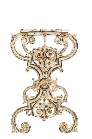 Biscottini Base tavolo in ghisa finitura anticata Molto stabile, robusta Offerta Speciale