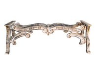 Biscottini Base tavolo in ghisa finitura anticata Molto stabile, robusta Offerta Speciale