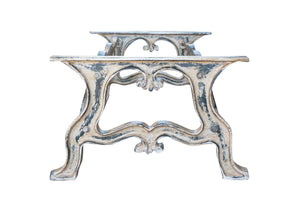 Biscottini Base tavolo in ghisa finitura anticata Molto stabile, robusta Offerta Speciale