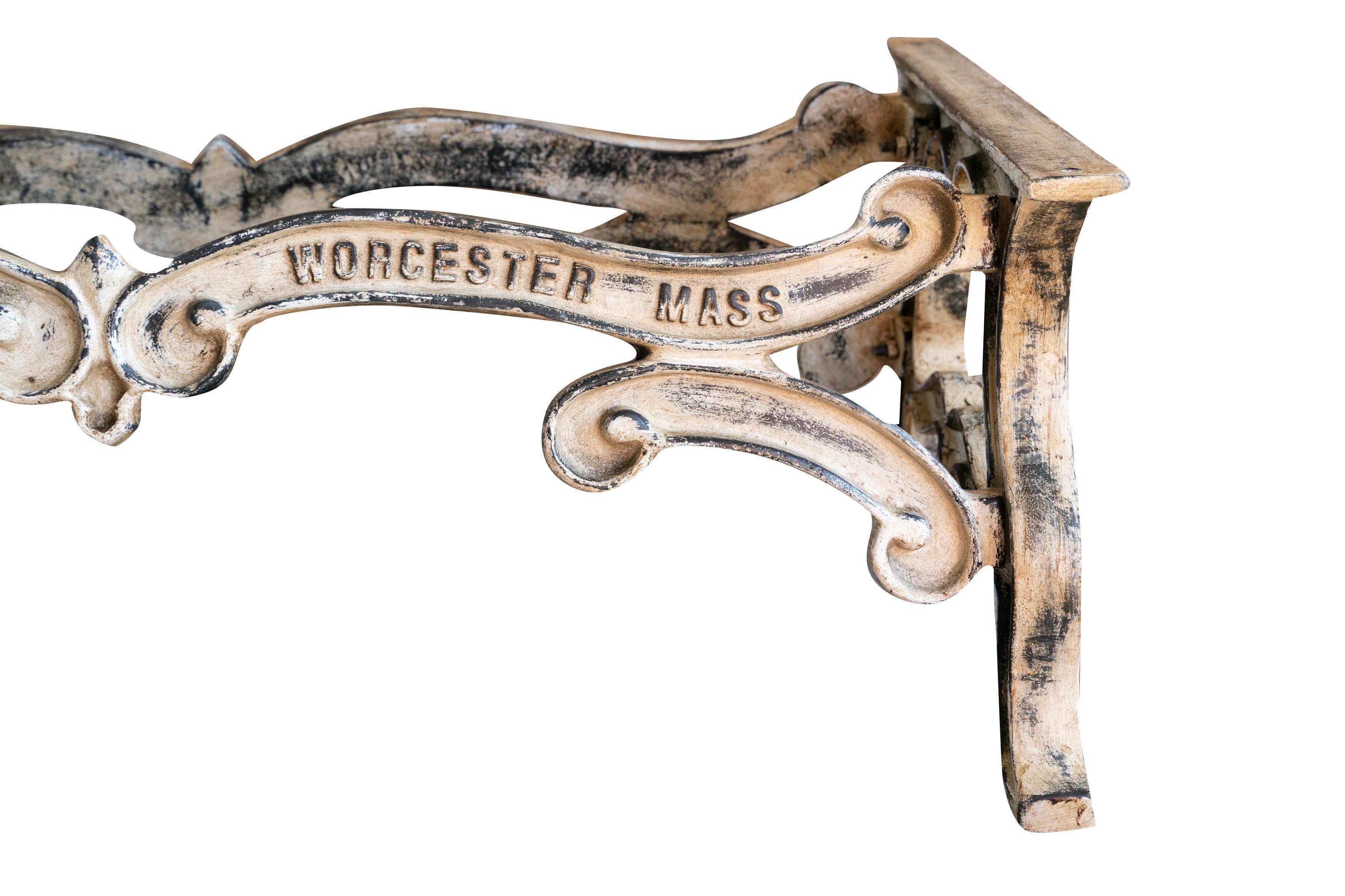 Biscottini Base tavolo in ghisa finitura anticata Molto stabile, robusta Offerta Speciale