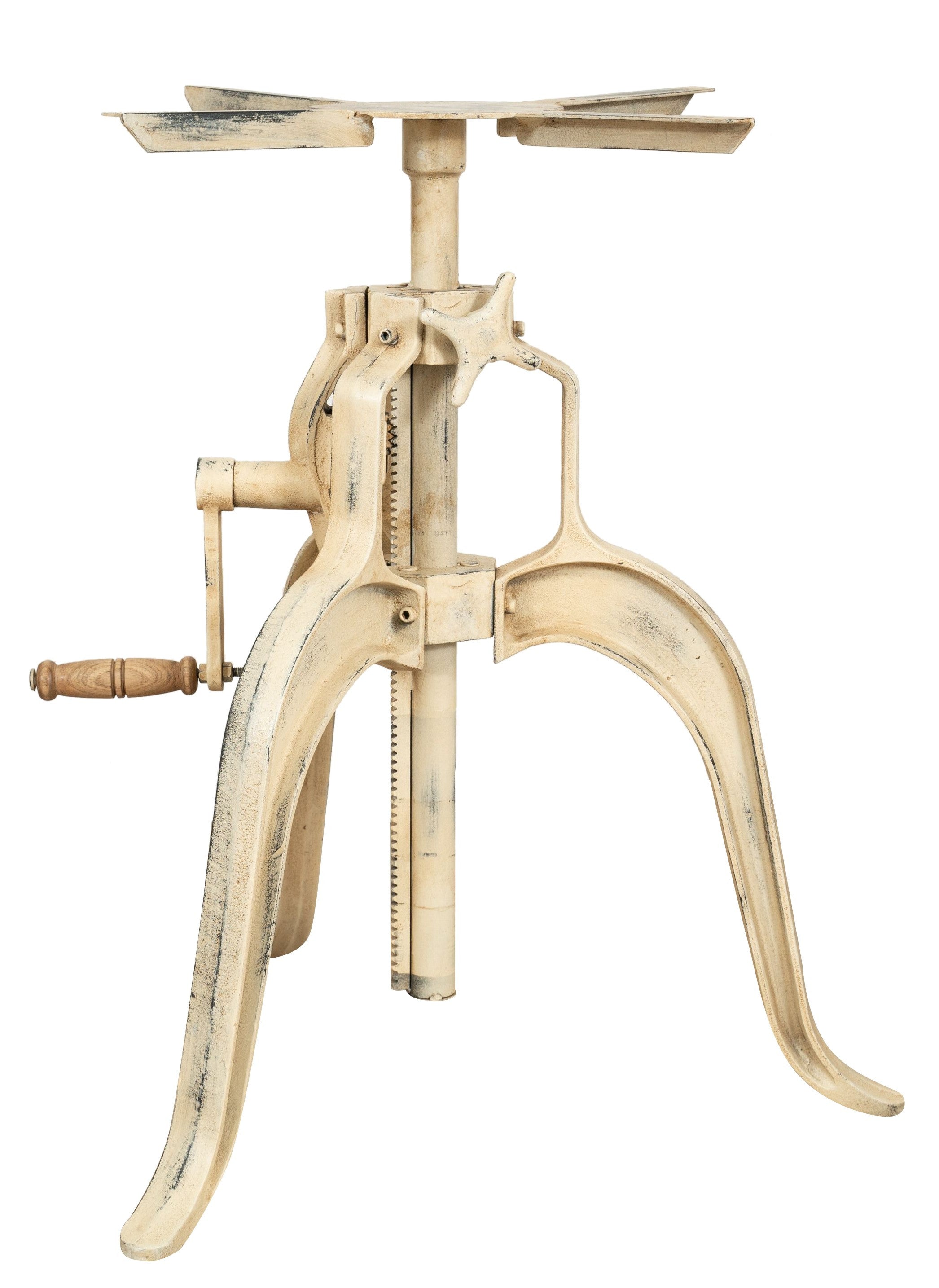 Biscottini Base tavolo in ghisa finitura anticata Molto stabile, robusta Offerta Speciale