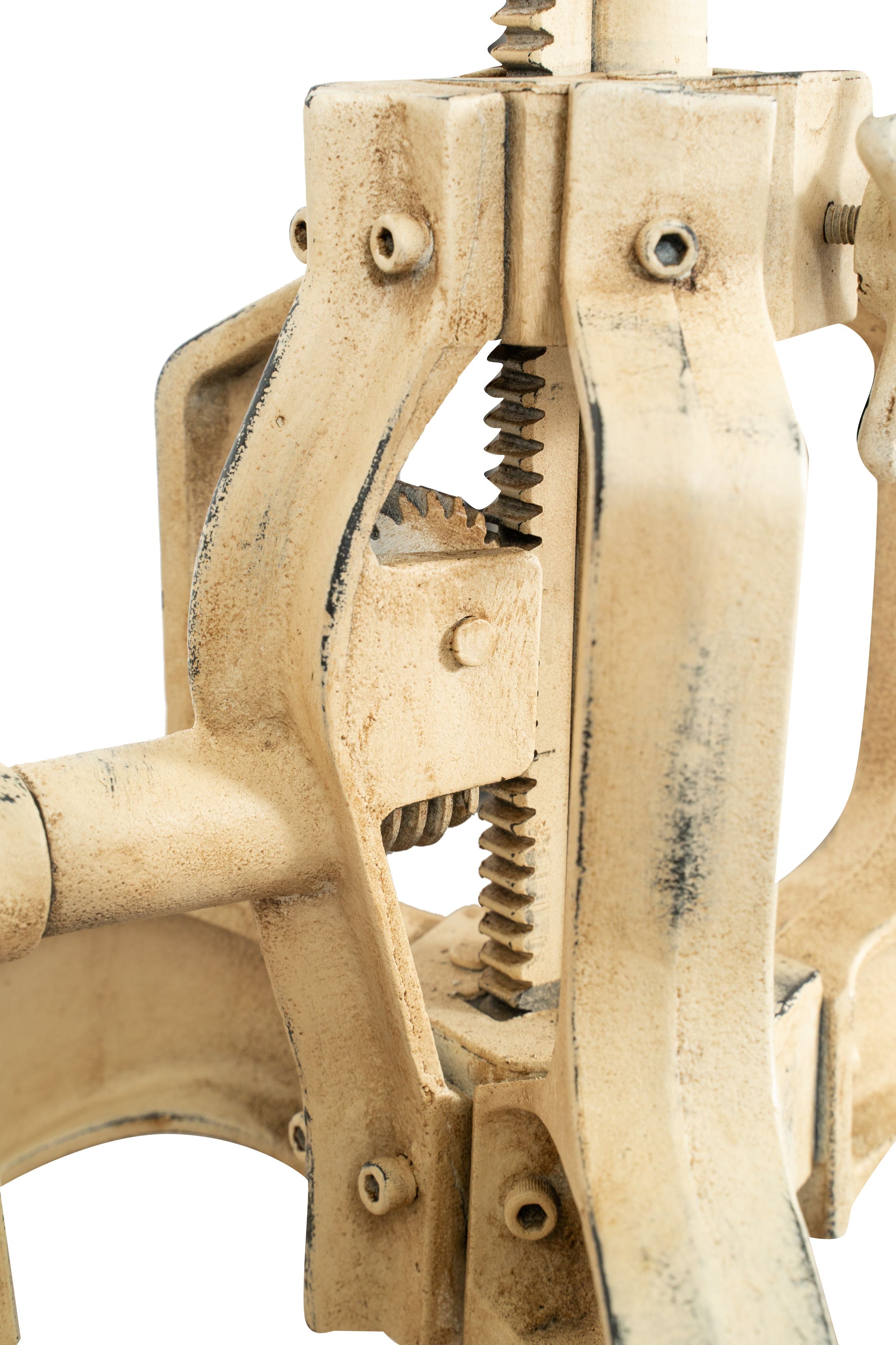 Biscottini Base tavolo in ghisa finitura anticata Molto stabile, robusta Offerta Speciale